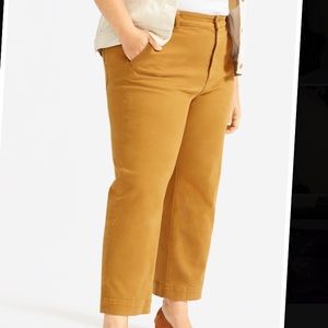 everlane straight leg crop pants regular 4